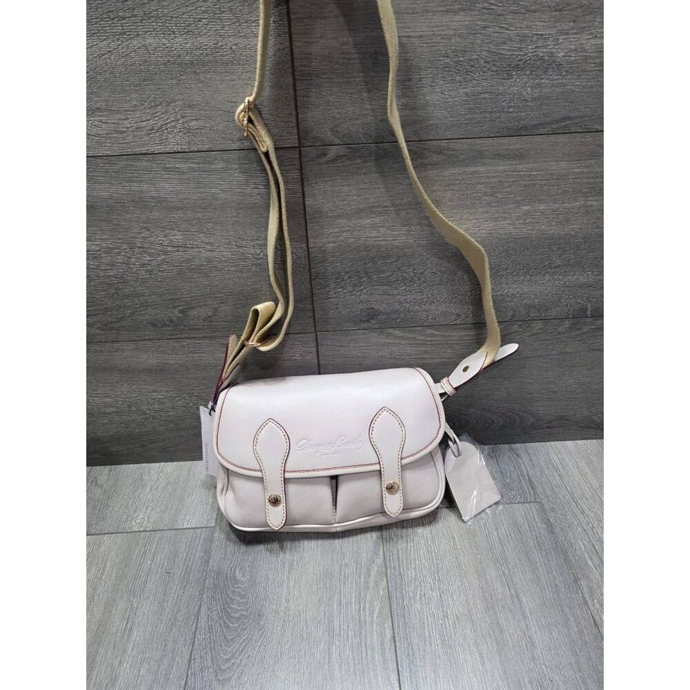 Dooney & Bourke Florentine Leather Bucket Bag Purse Ecru bag B000554 - Picture 11 of 12